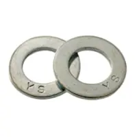 Flat Washer, Din 125A, Zinc CR+3, Low Carbon (Metric)