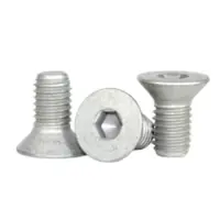 Flat Socket Cap, Mechanical Zinc, Alloy (Inch)