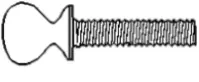 Thumb Screw, Type A W/ Shoulder, Zinc CR+3 (Inch)