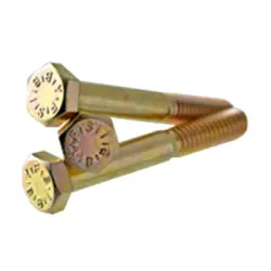 GR.8 HEX CAP SCREW ALLOY ZINC-YELLOW CR-3 (BBI YFS) (449)