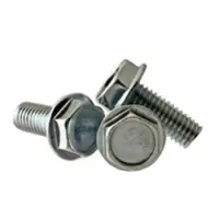 Machine Screw Indented Hex Washer Head Zinc cr 3 Inch