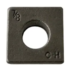 SQUARE BEVELED MALLEABLE WASHER PLAIN (377)