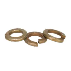 SPLIT LOCK WASHER THRU HARDENED ZINC-YELLOW (India) (341)