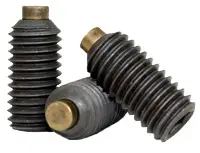 Brass Tip Set Screws, Plain, Alloy (Metric)