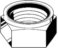 Nylon Insert Locknut, Thin, Din 985, Stainless A2 70 (Metric)