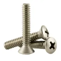 Machine Screw Phillips Oval Head Stainless 18 8 Inch 
