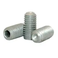 Cup Point Set Screws, 45H Din 916, Zinc Bake CR+3, Alloy (Metric)