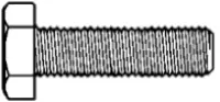 Hex Tap Bolt, A307 Grade A, Hdg, (Inch)