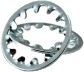Internal Tooth Lockwasher, Zinc CR+3 (Inch)