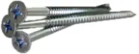 Self Drilling Drywall Screw, Zinc CR+3 (Inch)