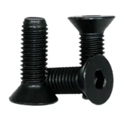 12.9 DIN 7991 FLAT SOCKET CAP SCREW ALLOY BLACK (534)