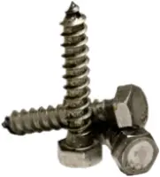 Hex Lag Screw, Plain (Inch)
