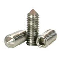 Cone Point Socket Set Screws, Stainless Steel 18 8 (Inch)