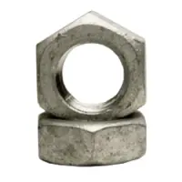 Finished Hex Jam Nut, Hot Dip Galvanized (Inch)