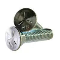 Plow Bolt No. 3 Head Grade 5 Zinc Inch