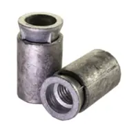 Machine Screw Anchor Zinc Alloy Cone Lead Sleeve (Inch)
