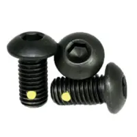 Button Socket Cap, Nylon Pellet, Thermal Black Oxide, Alloy (Inch)
