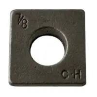 Square Beveled Malleable Washer Plain Inch