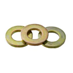 SAE FLAT WASHER THRU HARDENED EXTRA HEAVY ZINC-YELLOW (389)
