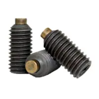 Brass Tip Set Screws, Plain, Alloy (Inch)