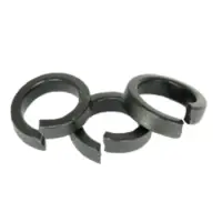 Split Lock Washer, Hi Collar, Thru Hardened, Plain (India) (Inch)