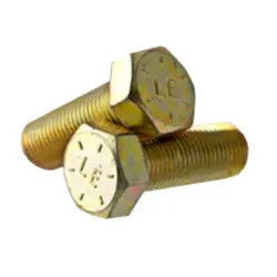 GR.8 HEX CAP SCREW ALLOY ZINC-YELLOW CR-3 (India) (454)