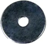 Fender Washer, Zinc CR+3, Pkg (Pcs) (Inch)