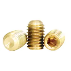 CUP-PT SOCKET SET SCREW BRASS PLAIN (107)