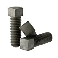 SQUARE HD SET SCREW CASE HARDENED CONE-PT PLAIN (414)