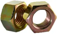 Hex Nut, Grade 5, Zinc-Yellow CR+6 (Inch)