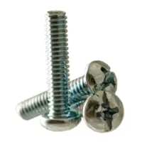 Machine Screw Round Head Philllips Slotted Combo Zinc cr 3 Inch 