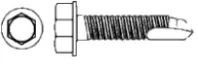 Teks Self Drilling Screw, Bulk Climaseal (Inch)