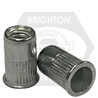Aluminum Small Flange Knurled Body Rivet Nut