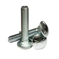 Carriage Bolt, Grade 5, Zinc CR+3, Medium Carbon (Inch)