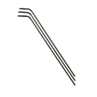 Hex Keys 6150 Crv Alloy, Long Arm, Black (Import) (Inch)