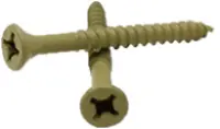Pkg (Lb) Phillips Combo Drive Deck Screw, Tan Acq Compatible (Inch)