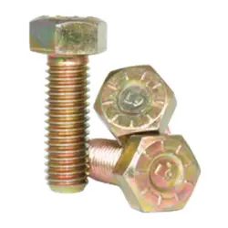 L9 HEX CAP SCREW ZINC & YELLOW CR-3 (India) (440)