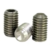 Cup Point Socket Set Screws, Ni Cu Alloy,Plain (Inch)