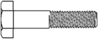 Heavy Hex Bolt, Grade 5, Plain, India (Inch)