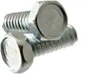 Machine Screw, Indented Hex Hd Unslotted, Zinc CR+3 (Inch)