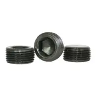 Pipe Plugs, Hex Flush Seal 7/8 Taper, Black Alloy (India) (Inch)